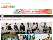 Tablet Screenshot of huongnghiep.org